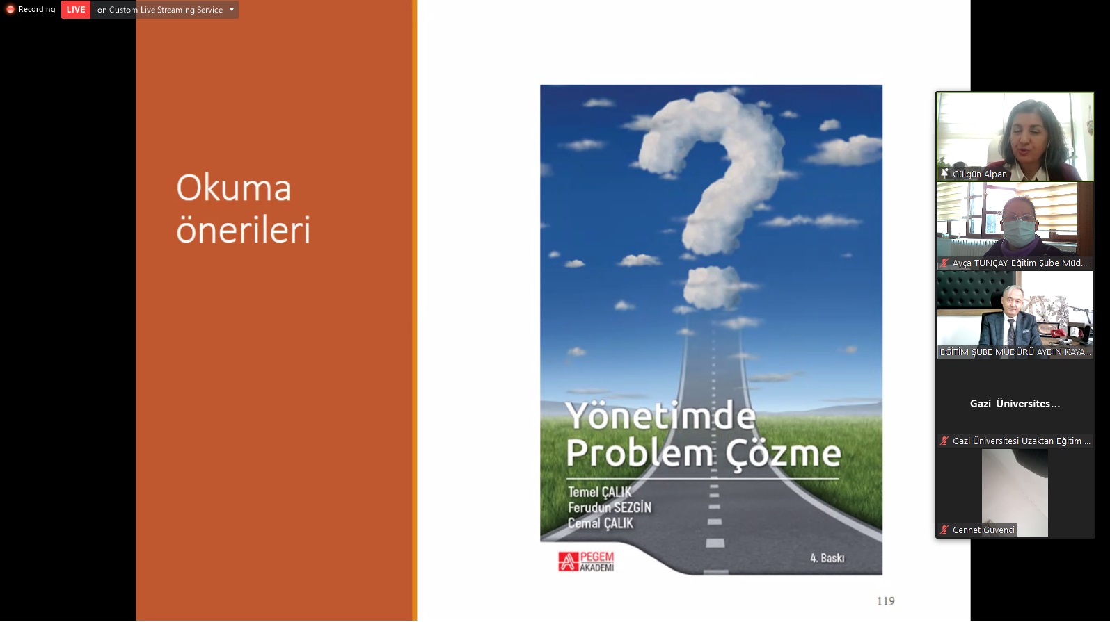  "Karar Verme ve Problem Çözme Teknikleri"-1